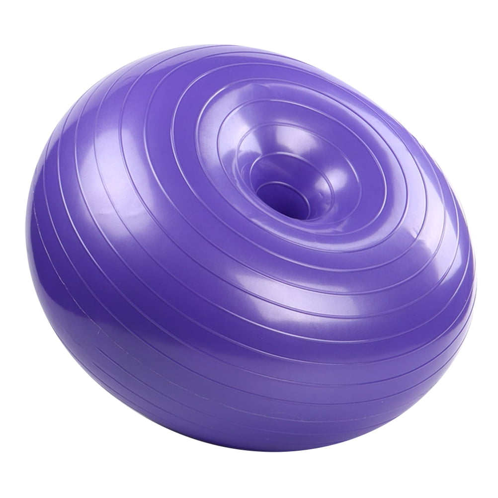 2 Pack Yoga Ball Exercise Equipment for Home Donuts Shaped Office
