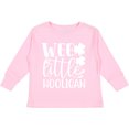 thumbnail image 3 of Inktastic St. Patrick's Day Wee Little Hooligan with Shamrocks Boys or Girls Long Sleeve Toddler T-Shirt, 3 of 5
