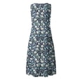 thumbnail image 5 of Gamivast Dresses for Women Sleeveless V Neck Empire Waist A-Line Maxi Dress Floral Print with Pockets Flowy Flattering Wedding Guest Summer Dresses Spring Dresses, 5 of 5
