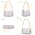 thumbnail image 7 of FORMRS Womens Shoulder Bag with Chain Strap Clutch Purse Cute Tote Handbag, Pink Mosaic Pattern, 7 of 7