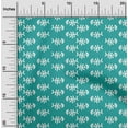 thumbnail image 2 of oneOone Viscose Chiffon Sea Green Fabric Asian Block Diy Clothing Quilting Fabric Print Fabric By Yard 42 Inch Wide, 2 of 4