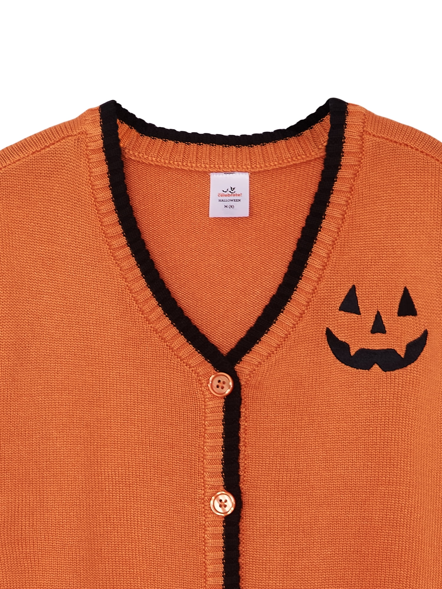 Way To Celebrate Girls Halloween Cardigan, Sizes 4-18