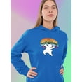 thumbnail image 2 of Live With Pride Polar Bear. Hoodie Women -Smartprints Designs, Female 5X-Large, 2 of 4