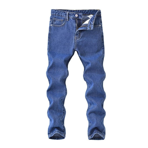 Lovzfmll Youth Fashion Trendy Boys' Distressed Denim Casual Pants, Ripped Jeans for Teens, Cool Streetwear Bottoms for Little Boys, 5 Years