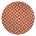 thumbnail image 1 of Stairstep Diamonds Rust Office Mat by Kavka Designs, 1 of 3
