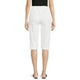 thumbnail image 3 of Real Size Women's 17" Stretch Pull On Capri, 3 of 6