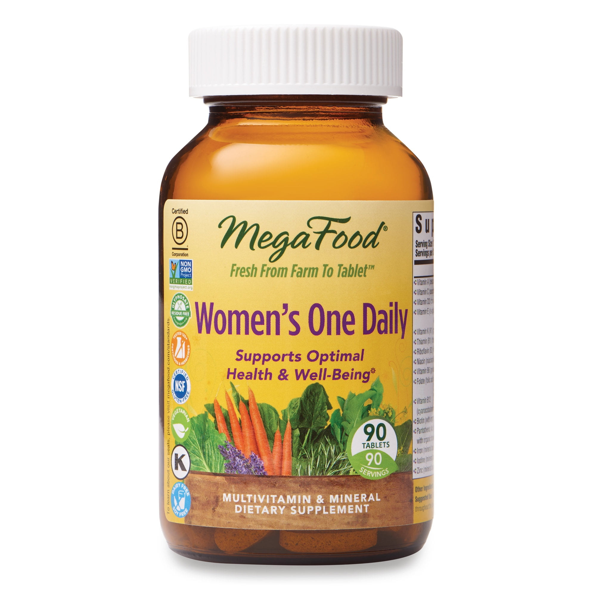 MegaFood, Women's One Daily, Daily Multivitamin and Mineral Dietary