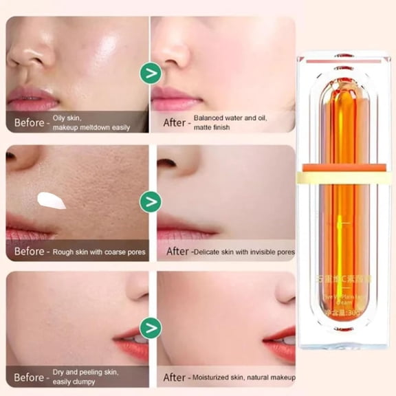 Rewenti Five Fold VC Facial Cream Shrinks Pores Brightens Skin Tone Moisturizes and Moisturizes Skin 30g