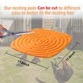 thumbnail image 6 of Dongyi Nesting Box Pads for Chicken Coop, Washable & Reusable Nest Box Liners, 8-Pack with Soft Sponge Hen Laying Pads, 6 of 9