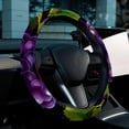 thumbnail image 6 of Grape Car Wheel Covers Steering Wheel Covers Steering Wheel Cover 14.5 Inch Printing PVC Leather Auto Accessories, 6 of 6