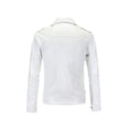 thumbnail image 3 of Txlixc Chaqueta de manga larga con solapa de color sólido para hombres con cremallera y hebilla Txlixc moda, 3 of 4