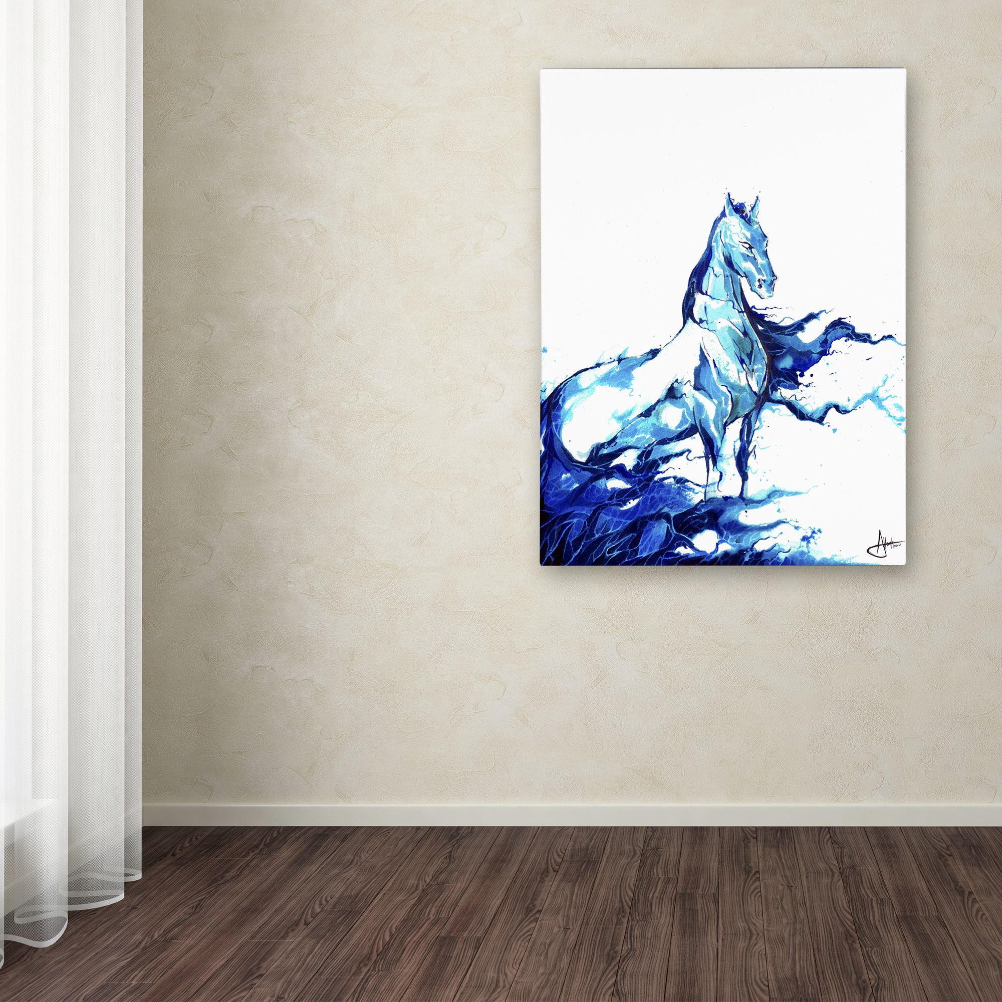Trademark Fine Art Marc Allante Poseidon Canvas Wall Art - 35x47