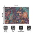 thumbnail image 5 of Multicolor Paisley Pattern Door Rugs,Washable Non Slip Door Mats Indoor,Decorative Door Mats,Entry Mat Indoor for Entrance,Bedroom,Kitchen,Bathroom,16"x24", 5 of 6