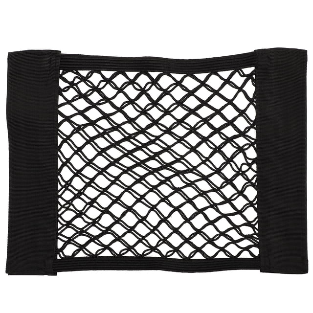 2 Pcs Sacs Filet de Rangement pour Voiture Poches en Maille Adhésive Organiser Filet de Rangement pour Voiture