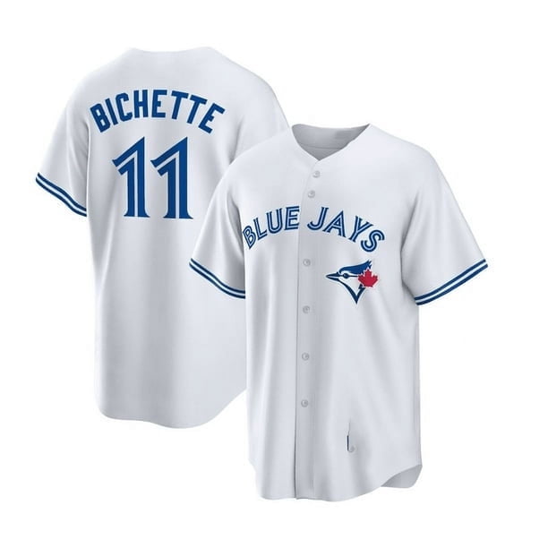 Camiseta de béisbol para hombre GUERRERO JR.27# BICHETTE 11# Réplica del nombre del jugador Toronto Blue Jays Jersey M