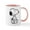 White/Pink Inside, variant on CafePress - Peanuts Snoopy Mugs - 11 oz Ceramic Mug - Novelty Coffee Tea Cup