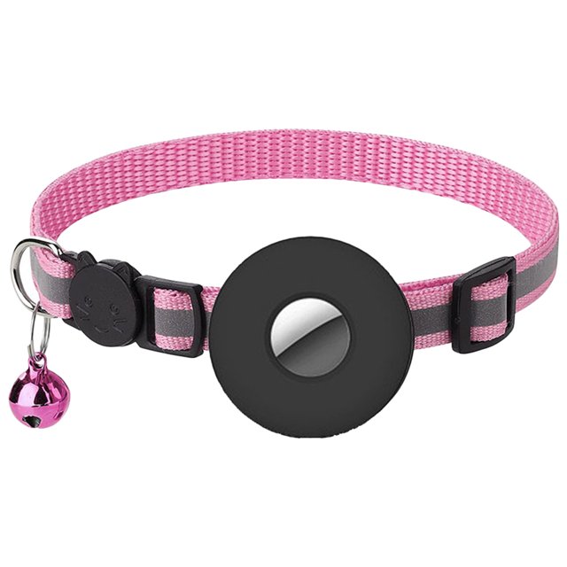 Collar localizador de mascotas a la moda, rastreador de gatos de nailon inteligente para suministros para mascotas al aire libre