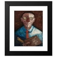 thumbnail image 2 of Tadeusz Makowski 12x14 Black Modern Framed Museum Art Print Titled - Portrait of a Man with a Palette (Jacques Gotkowski) (1930), 2 of 5