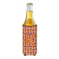 thumbnail image 2 of Carolines Treasures CJ1072-KMUK Letter K Football Orange White and Regalia Ultra Beverage Insulators for slim cans  Slim, 2 of 2