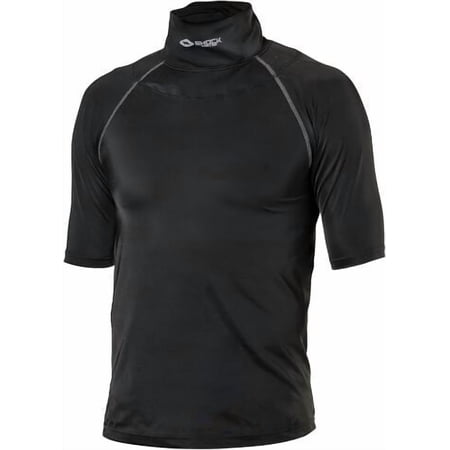 Shock Doctor Compression Hockey Short-Sleeve Shirt with Neck Guard | Youth Boys