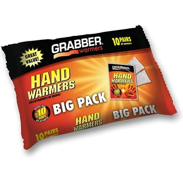 Grabber Warmers Big Pack Hand Warmers, 10 Pair