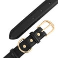 thumbnail image 4 of Pet Artist Plain Genuine Leather Dog Collar Metal Buckle Adjustable for Medium Large Breeds Rottweiler, 4 of 10