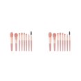 thumbnail image 2 of Minnieouse 8 Pieces/Set Facial Makeup Brush Eye Eyebrow Portable Blush Up Tools Shadow Foundation Cosmetics Brushes Powder Make 2piezas, 2 of 6