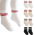 thumbnail image 4 of AJZIOJIRO 1 Pairs Baby Girls Boys Knee High Long Socks Toddler Infant Cotton Cartoon Socks Autumn Socks Thigh High Socks for 0-3Y, 4 of 9
