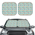 thumbnail image 2 of Fotbe Cute Corgi Head 2-Piece Car Windshield Sun Shade | Sun Blocker for Car Windshield | Foldable Automotive Interior Accessories for Sun Protection-Small, 2 of 7