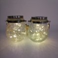 thumbnail image 2 of stanreset 2Pcs 8cm/15inch Round Replacement Solar Light Tops With 30 LEDs Waterproof 20 led warm white（2）, 2 of 6