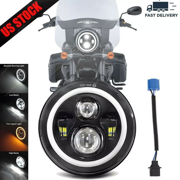 LED Headlight Kit For Suzuki Intruder Volusia VS VL 700 800 1400 1500 Boulevard