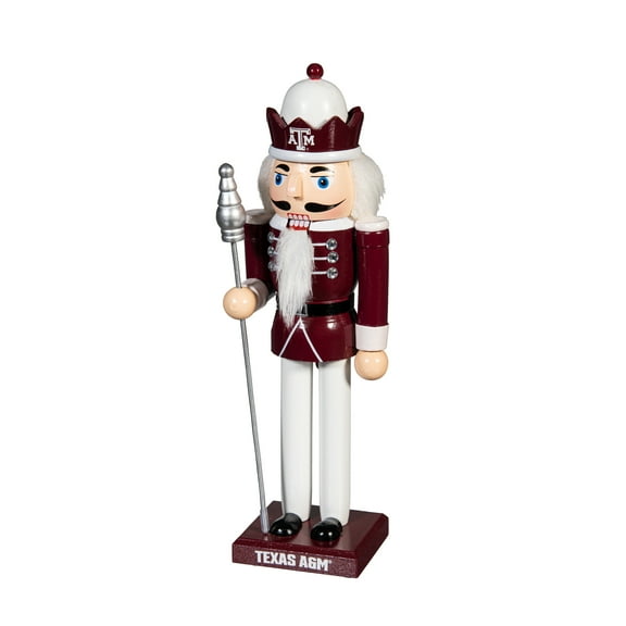Texas A&M Aggies 12" Wooden Nutcracker Statue