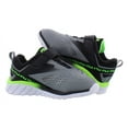 thumbnail image 3 of Fila Galaxia 3 Strap Baby Boys Shoes Size 5.5, Color: Grey/Green, 3 of 4