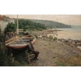 thumbnail image 3 of Hans Heyerdahl 18x13 Black Modern Framed Museum Art Print Titled - View from Asgardstrand (1887), 3 of 5