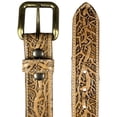 thumbnail image 6 of Embossed Full Grain Leather Belt - Gnarley Tree (42 for 40" Waist), 6 of 6
