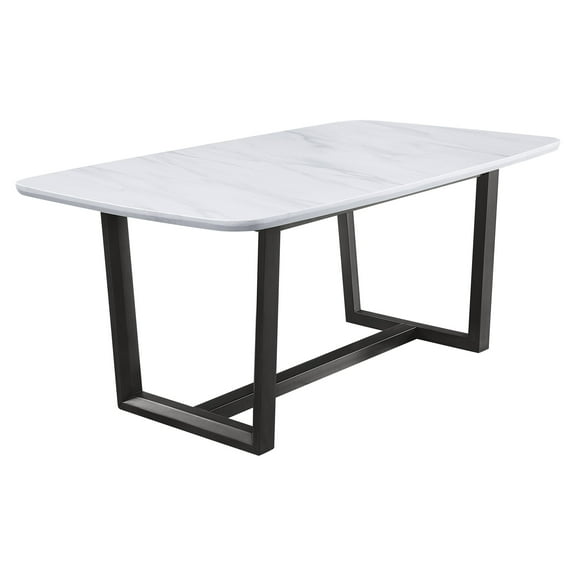 ACME Madan Dining Table in Weathered Gray