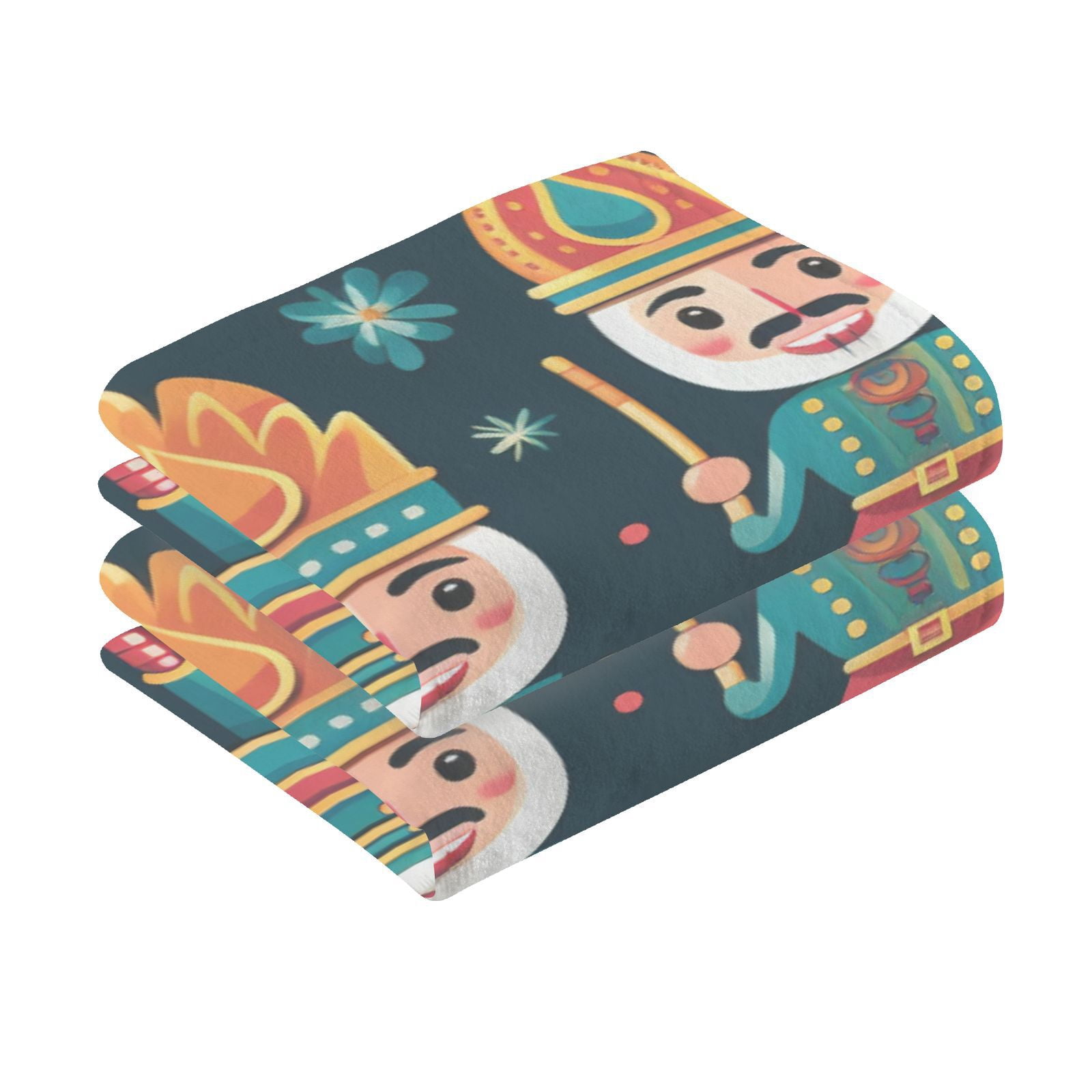 Cartoon Villain Hand Towels Cotton Bath Towels Large Face Towels Absorbent for Bathroom 2 Packs