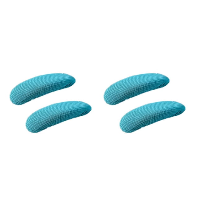 Redempat Washable Office Chair Armrest Covers Wear-resistant Easy To Install Wide Application Soft blackish green 2Set
