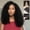 20 Inch, variant on V Part Wig Human Hair Burmese Curly Glueless Wigs Human Hair Clip In U Part Human Hair Wig with Drawstring 180% Density Black 22inch