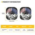 thumbnail image 6 of Jeiento Sunflower Peak 2 PCS Car Windshield Sun Shade Foldable Sunshade Universal Vehicle Accessories Auto Sun Heat and UV Rays Blocker Keep Your Vehicle Cool 28.5 x 25.5 inches, 6 of 7