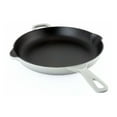 thumbnail image 3 of Chantal TC63-26FG 10-inch Round Enamel Skillet Cast Iron Cookware (Fade Grey), 3 of 4