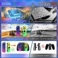 thumbnail image 4 of XINQIHANG Wireless Joycon Controllers for Nintendo Switch, Left Right Switch Replacement Remote Joystick Joycons Support Dual Vibration/Motion Control/Wake-up/Screenshot, 4 of 7
