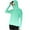 Green Sun Protection Tops, variant on Women's Full Zip Sun Protection Hoodie Jacket Summer Packable UPF 50+ Face Mask Outdoor Hiking Long Sleeve Shirts with Thumb Holes Green,2XL