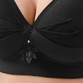 thumbnail image 5 of Nfurl Wireless Bras for Women Adjustable Strap Push up Full Coverage Bralettes Molded Cup Comfortable Everyday Bras Black,42, 5 of 5