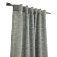 thumbnail image 4 of Loft Living Oshawa Light Filtering Dual Header Single Curtain Panel 52 x 108 in Grey, 4 of 6
