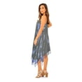thumbnail image 2 of Riviera Sun Fringe Dress / Summer Dresses (Grey / Blue, 2X), 2 of 2