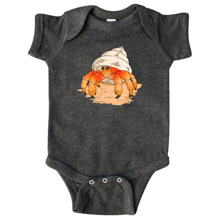 

Inktastic Cute Hermit Crab on Beach Gift Baby Boy or Baby Girl Bodysuit