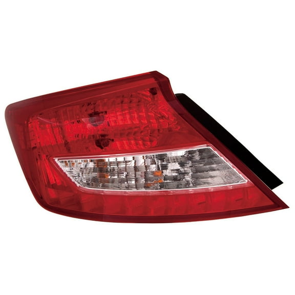 KAI New CAPA Certified Standard Replacement Driver Side Tail Light Assembly, Fits 2012-2013 Honda Civic Coupe
