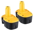 thumbnail image 1 of Batería Ni-MH de 14,4 V, 4,8 Ah, paquete de 2 unidades de repuesto para Dewalt, 1 of 7