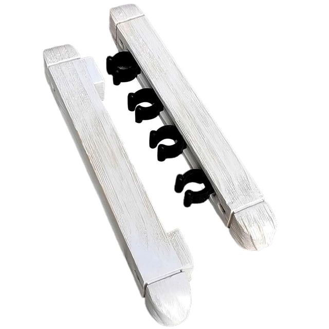 Billuyoard Soporte para taco de billar montado en la pared estante para taco de billar de organizador para taco de billar con 4 orificios para taco Almacenamiento y organización del hogar Billuyoard HA019583-00